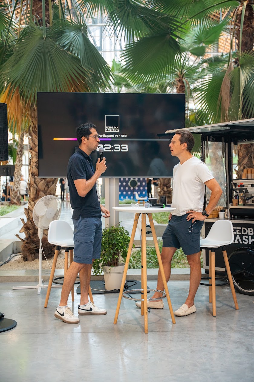 Iron Pitch presentation moment - French Tech Summer Day 2025